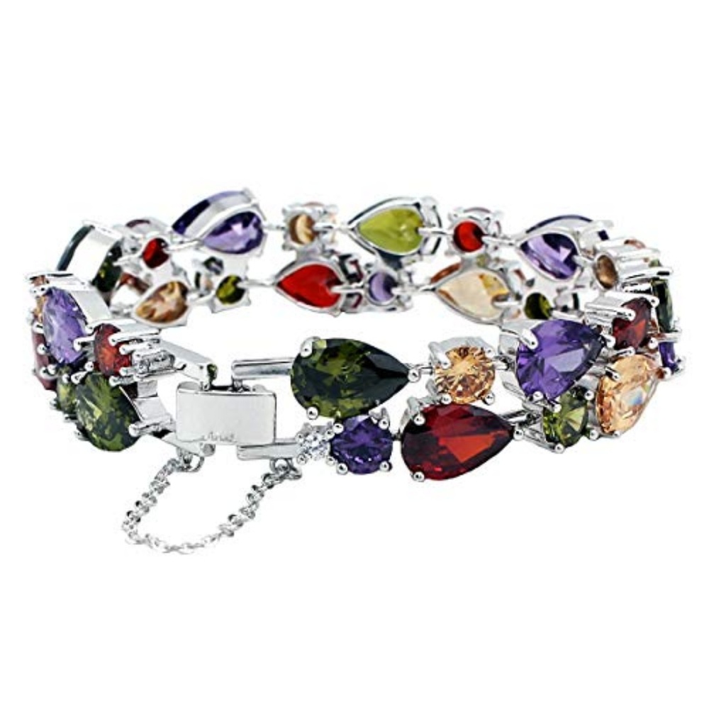 Multi Gemstone Bracelet - Picture 8 of 8